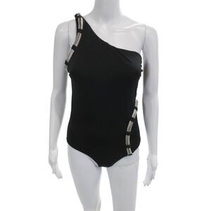 Moeva Womens One Piece Black Swimsuit Size L